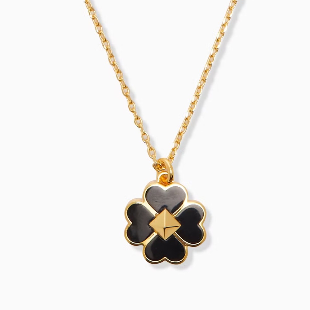Kate Spade Spades & Studs Enamel Mini Pendant Necklace